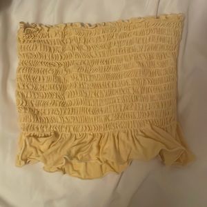 Yellow tube top size Medium women brand: ivy & main